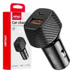 Amio -04282 car charger | 20W | PD, QC | USB-A, USB-C