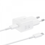 Samsung EP-T2510XWEGEU USB-C 25W + USB-C Cable 1m, White