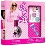 Fragrances For Children Barbie Gift Set Children's Perfume EDT 30 ml, lip gloss and eyeshadow