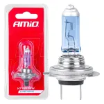Amio Halogen bulb H7 12V/55W Super White 1pc blister
