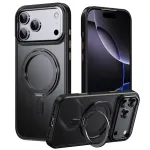 marka niezdefiniowana Magnetic Case with Rotating Stand iPhone 18 Pro / 17 Pro TPU Acrylic MagSafe - Black