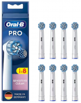 Oral-B Sensitive Clean Replacement Brush Heads, 8-Piece