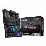 MSI | MPG B550 GAMING PLUS | AMD processor family | AM4 processor socket | DDR4 | 4 memory slots | AMD B chipset | ATX