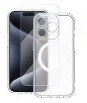 VMAX Vmax Set MagSafe Case + Tempered Glass 2,5D for Apple iPhone 15 Plus