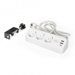 Digitus 3-way power strip with 2x USB-A and 1x USB-C ports | DA-70626