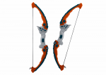 LEAN Toys Shooting Bow Green and Orange Arrows with Suction Cups 3 Pieces