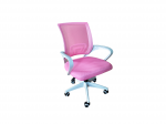 Extralink HOME SWIVEL CHAIR OFFICE ARMCHAIR PINK