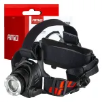 Amio LED Headlamp T6 3600mAh (BATT) -04664