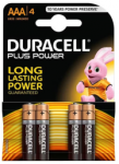 Baterijas Duracell AAA Alkaline 4-pack