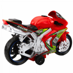 LEAN Toys Racing Bike Racer Drive Lights Sounds Red