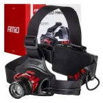 Amio LED Headlamp T6 3600mAh (BATT) -04665