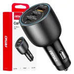 Amio -04371 car charger | 100W | PD, QC | USB-C, USB-A