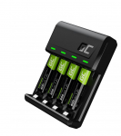 GreenCell Green Cell VitalCharger Battery Charger + 2 x AA batteries / 2000mA and 2 x AAA batteries / 800mAh
