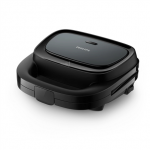 PHILIPS Sandwich Maker | HD2331/90 3000 Series | 750 W | Number of plates 1 | Black