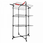 Vileda MIXER 3 Ultimate, clothes rack (black)