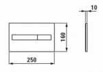 Laufen DUAL FLUSH LIS AW1 BLMA
