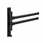 Baltic Aqua Towel holder, black, 31x22x4 cm