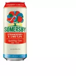 Somersby Non-alcoholic Strawberry AND Lime cider, can, 0.5l (DEP)