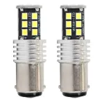 Amio LED CANBUS 2835 15SMD 1157 BAY15D P21/5W White 12V/24V