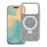 Case for iPhone 18 Pro Max / 17 Pro Max Quartz Circle Stand Mag Cover silver