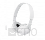 SONY MDR-ZX110APW on-ear 3.5mm white headset function
