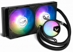 VALKYRIE A240 120mm ARGB Liquid Cooler VK-AIOA240B, black