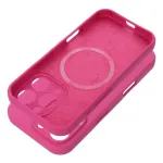Case for iPhone 16 PRO Silicone 2mm compatible with MagSafe pink