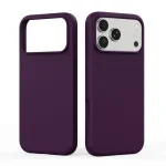 Dux Ducis case PIEL LIQUID SILICONE compatible with MagSafe for iPhone 18 Pro/17 Pro burgundy