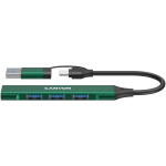 CANYON hub DS-02 4-in-1 USB-A/C Green