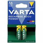 Varta Recharge Accu Recycled AA Batteries, 2600 mAh, 2-pack