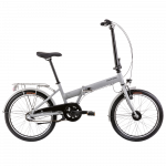 Folding bicycle ROMET Wigry Classic, 20" gray