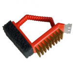Barbecook 3-in-1 brush, red (24 pieces per display) | BC-ACC-7064