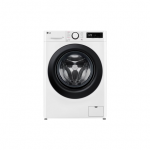 LG Washing machine | F2WR509SBW | Energy efficiency class A | Front loading | Washing capacity 9 kg | 1200 RPM | Depth 48 cm | Width 60 cm | Display | LED | Steam function | White
