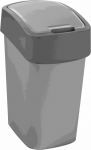 Curver Pacific Flip 10L grey swing lid recycling bin (CU