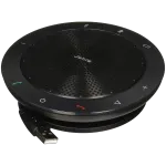 Jabra SPEAK 510 + MS Speakerphone for UC AND BT plus Bundle LINK 370, USB Conference solution, 360-degree microphone, Plug AND Play, mute and volume buttons, Wideband, Bluetooth, Microsoft optimized