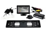 Amio Parking assistant system TFT01 4.3" with CAM-402 LED 4 sensors white