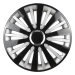 Leoplast Hubcap FALCON 16" black AND silver