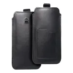OEM ROYAL - Leather universal belt pocket / black - Size 2XL+tall - SAMSUNG S21 ULTRA / HUAWEI P Smart 2021 / XIAOMI Redmi 12 / OPPO A98 5G