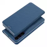 OEM LUNA Book Carbon book type phone case for Samsung Galaxy S23 (S911) blue
