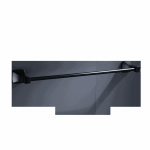 Baltic Aqua Towel holder, black, 60.7 x 8.6 cm