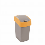 Curver Pacific Flip 25L swing lid recycling bin, yellow (CU