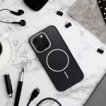 Case for iPhone 18 Pro Max / 17 Pro Max Frame Mag Cover compatible with MagSafe black