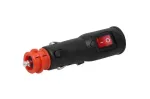 Amio Lighter socket plug with switch EURO/DIN 12/24V