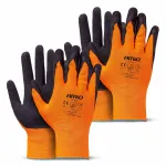 Amio PE Latex safety gloves 4 pcs Size 9 (2 pairs), 2132X -04640