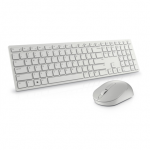 Dell KM5221W Pro Keyboard and Mouse Wireless, US, 2.4 GHz, White