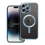 ELECTRO MAG COVER case compatible with MagSafe for IPHONE 16 Pro Max, blue titanium