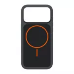 SBS D3O Core Phone Case with MagSafe Support for iPhone 18 Pro / iPhone 17 Pro, Black Orange