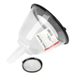 Amio Plastic funnel with half cover and filter 13.5cm -04042
