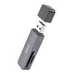 Hoco Card reader SD / TF USB A 2.0 HB45 metal gray