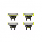 PHILIPS Replaceable Blade (4-pack) | OneBlade QP440/50 | Black/Green